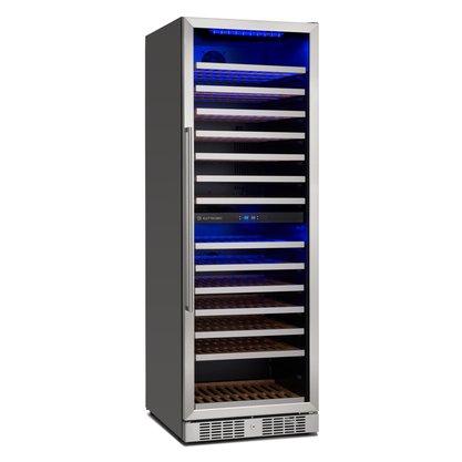 Adega 154 Garrafas Digital Led Dual Zone Built-in 220V Elettromec