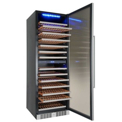 Adega 154 Garrafas Digital Led Dual Zone Built-in 220V Elettromec