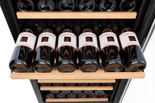 Adega 166 Garrafas Dual Zone Inox Porta de Vidro Vinho Tinto/Branco 220V Cookerhood