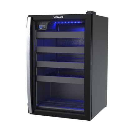 Adega 24 Garrafas Piubella Preto 220V Venax