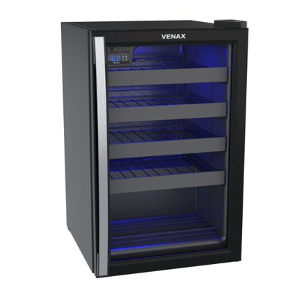 Adega 24 Garrafas Piubella Preto 220V Venax
