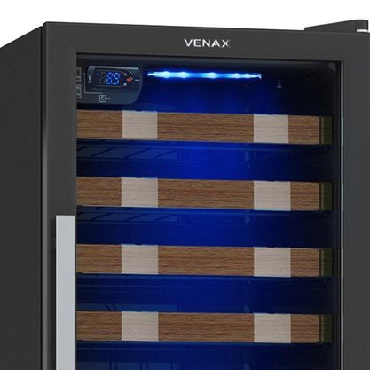 Adega 59 Garrafas Piubella Preto 220V Venax
