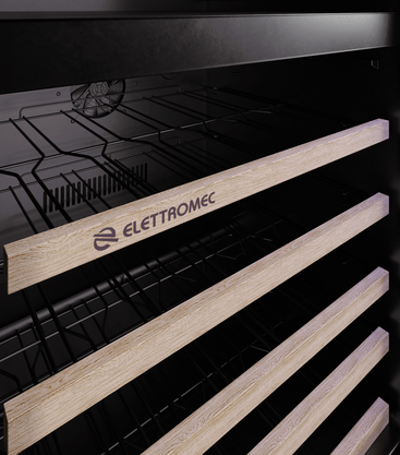Adega 87 Garrafas Dual Zone Vetro Built-In 220V Elettromec