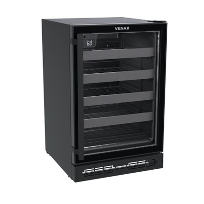 Adega de Embutir 24 Garrafas Piubella Cave In Preto Fosco 220V Venax