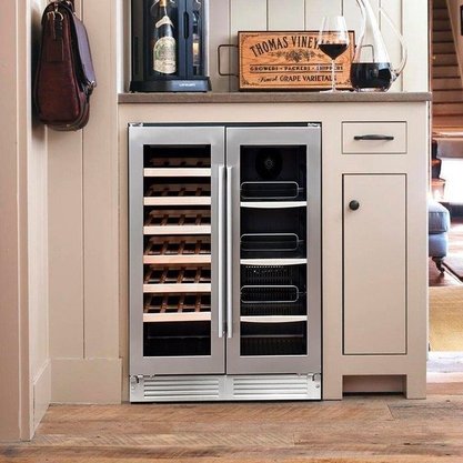 Adega e Cervejeira de Embutir Arkton Dual Zone 28 Garrafas e 86 Latas 75cm 220V Cuisinart