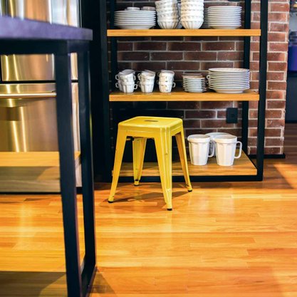 Banqueta Industrial Small Amarela MOR