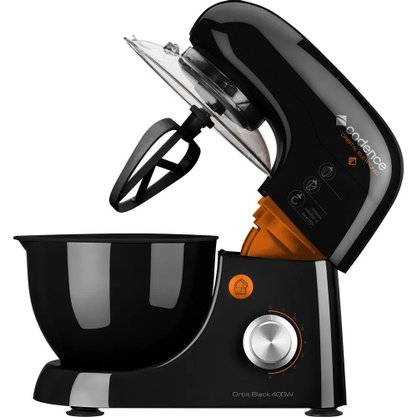 Batedeira Orbital 8 Velocidades Contrast Preta 220V Cadence