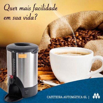 Cafeteira Elétrica Automática 6 Litros 220V Marchesoni