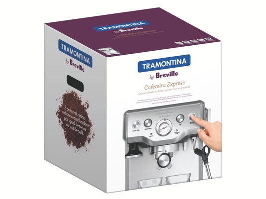 Cafeteira Elétrica by Breville Express em Aço Inox 1,8 Litros 220V Tramontina