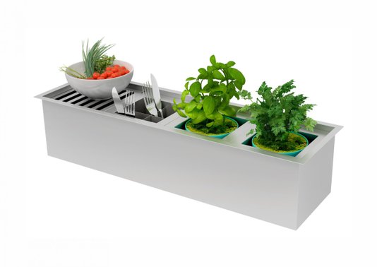 Canal Organizador Úmido 600 Inox Debacco