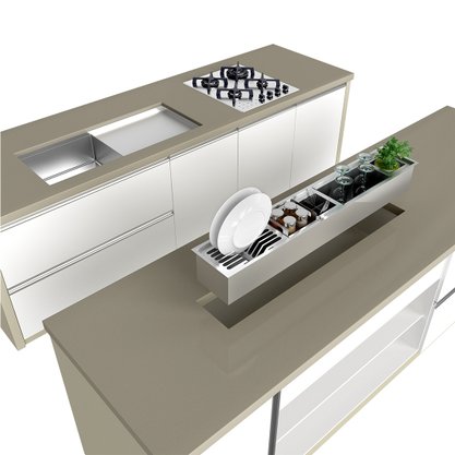 Canal Organizador Úmido com Acessórios 1050 Inox Debacco