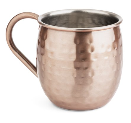 Caneca Moscow Mule para Drinks Rose Inox 500ml James.F