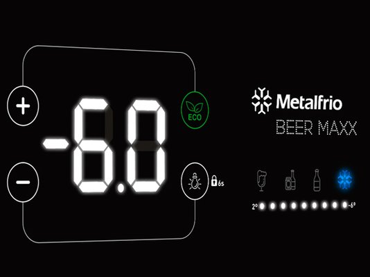 Cervejeira Beer Max Porta de Visor Inox 324 Litros 220V Metalfrio