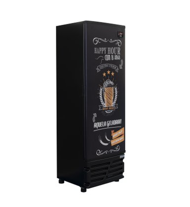Cervejeira Happy Hour Porta Cega Adesivada 454 Litros 220V Imbera