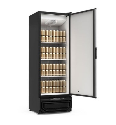 Cervejeira Porta Cega Adesivada Frost Free Inox 410 Litros 220V Gelopar