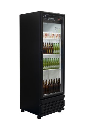 Cervejeira Porta de Vidro Preta 454 Litros 220V Imbera