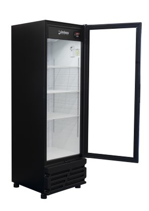 Cervejeira Porta de Vidro Preta 522 Litros 220V Imbera
