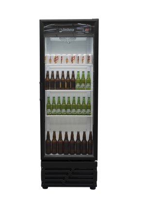 Cervejeira Porta de Vidro Preta 522 Litros 220V Imbera