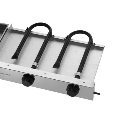 Chapa Bifeteira para Lanche a Gás Slim Baixa Pressão 60x50 Compact