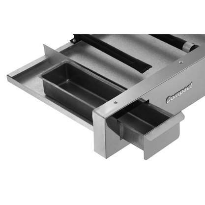 Chapa Bifeteira para Lanche a Gás Slim Baixa Pressão 60x50 Compact