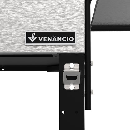 Churrasqueira Portátil Char Broiler Parrilla Brazô Carvão/Lenha Venâncio