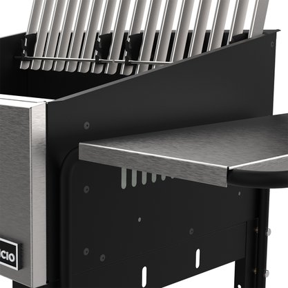Churrasqueira Portátil Char Broiler Parrilla Brazô Carvão/Lenha Venâncio