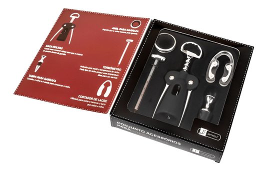 Conjunto Acessórios para Vinho 5 Peças James.F