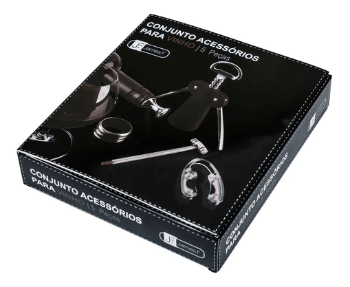 Conjunto Acessórios para Vinho 5 Peças James.F