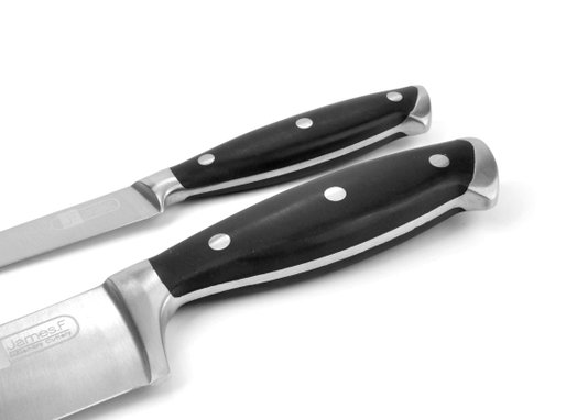 Conjunto de Facas Chef com Cepo de Madeira 6 Peças James.F