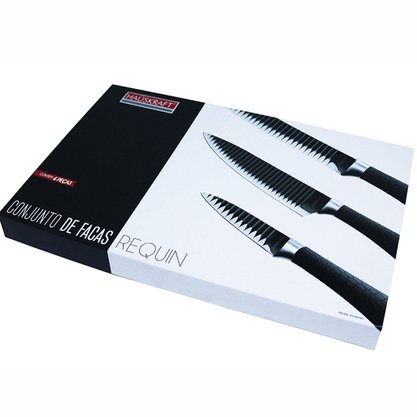 Conjunto de Facas Requin 6 Peças Inox Hauskraft
