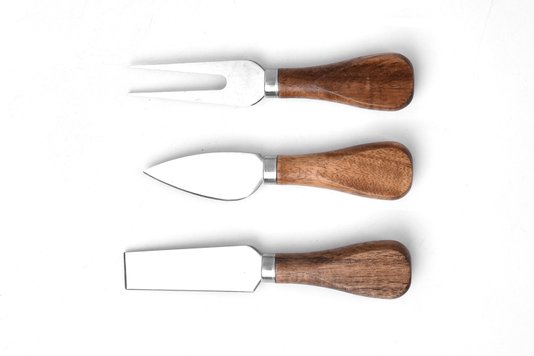 Conjunto de Utensílios para Queijo Inox 3 Peças James.F