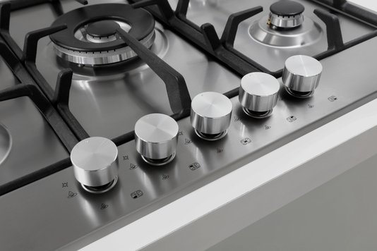 Cooktop a Gás 5 Queimadores Inox Bivolt Invita
