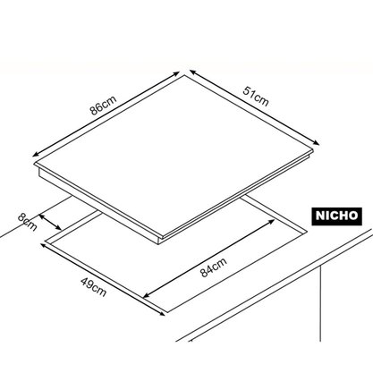 Cooktop Arkton Prime Cooking a Gás 5 Queimadores 90cm 220V Cuisinart