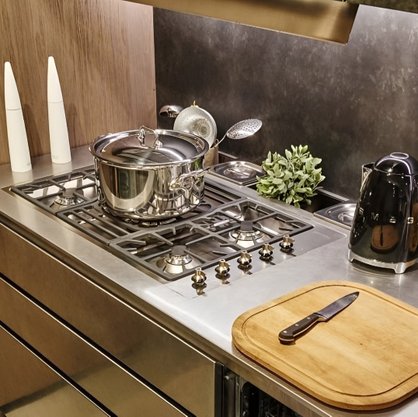 Cooktop Classica Semiprofissional Semifilo a Gás 5 Queimadores 90cm Bivolt Smeg