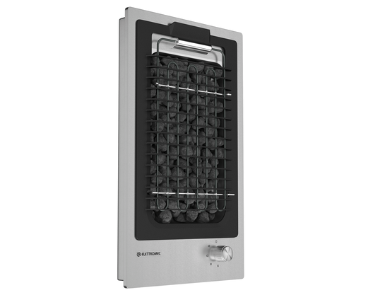 Cooktop Dominó Quadratto Elétrico Barbecue Pedras Vulcânicas 30cm 220V Elettromec
