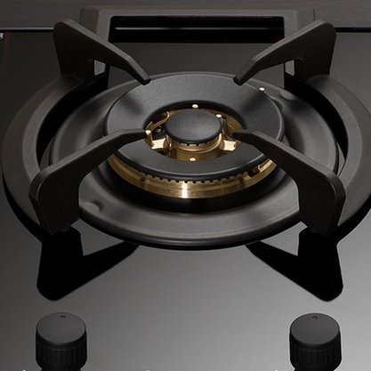 Cooktop Dominó Vetro Dual Flame 1 Queimador 38cm Bivolt Elettromec