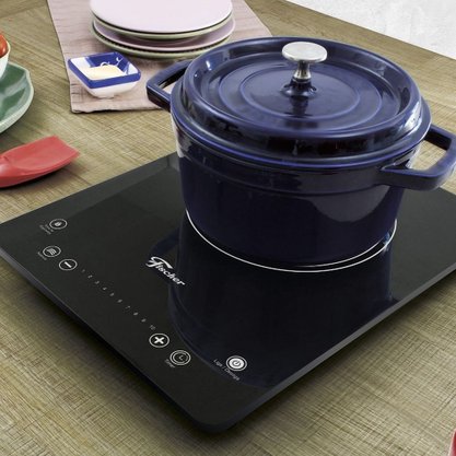 Cooktop Elétrico de Indução Mesa Vitrocerâmica 1 Queimador 220V Fischer