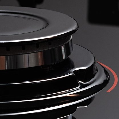 Cooktop Fit Line a Gás 4 Queimadores Mesa de Vidro Preto Bivolt Fischer