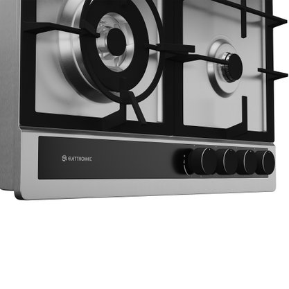 Cooktop Sole a Gás 4 Queimadores 60cm Bivolt Elettromec