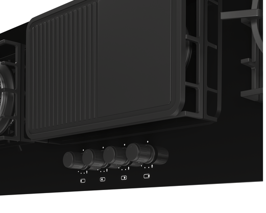 Cooktop Vetro 4 Queimadores 2 Tripla Chamas 110cm Bivolt Elettromec