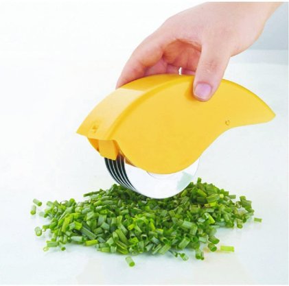 Cortador de Ervas e Temperos Herb Mincer Amarelo Ningbo