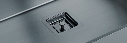 Cuba para Cozinha Primaccore 400 Black Matte com Válvula Debacco