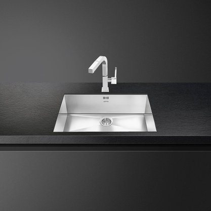 Cuba para Cozinha Única de Embutir Inox 72cm Smeg