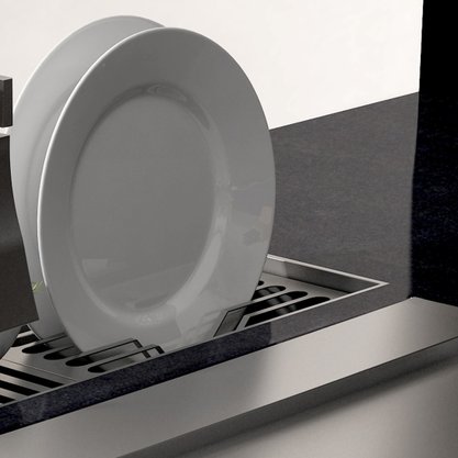 Escorredor de Pratos para Canal Úmido Inox Debacco