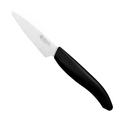 Faca Cerâmica 3.0" Lâmina Branca Cabo Preto Kyocera