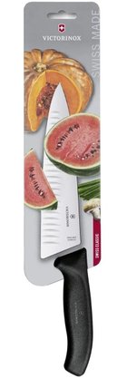 Faca Chef com Sulcos Swiss Classic Blister 20cm Victorinox