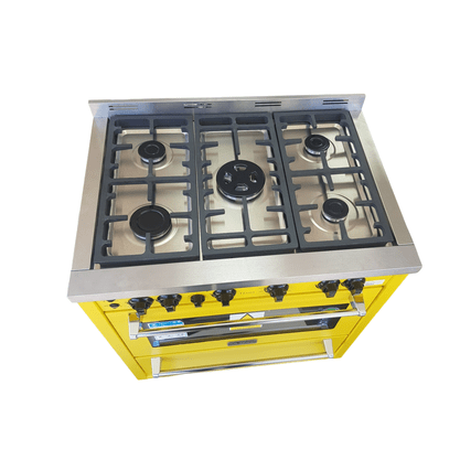 Fogão a Gás Temis Amarelo 5 Queimadores 220V Venax