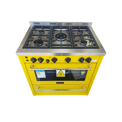 Fogão a Gás Temis Amarelo 5 Queimadores 220V Venax