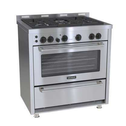 Fogão a Gás Temis Inox 5 Queimadores 220V Venax