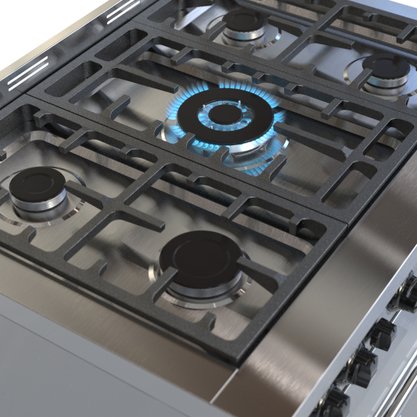 Fogão a Gás Temis Inox 5 Queimadores 220V Venax